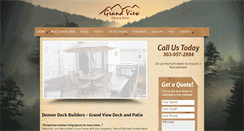 Desktop Screenshot of grandviewdecks.com